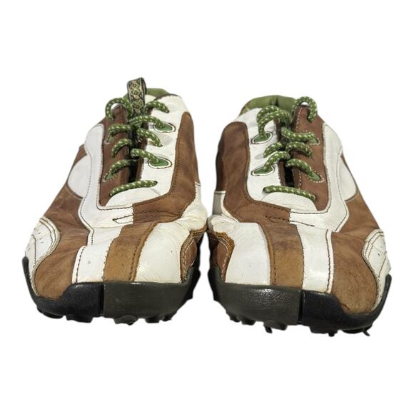 FootJoy Womens LoPro Collection Golf Shoes Soft Spikes Brown White 97114 Sz 9.5M - Picture 2 of 8